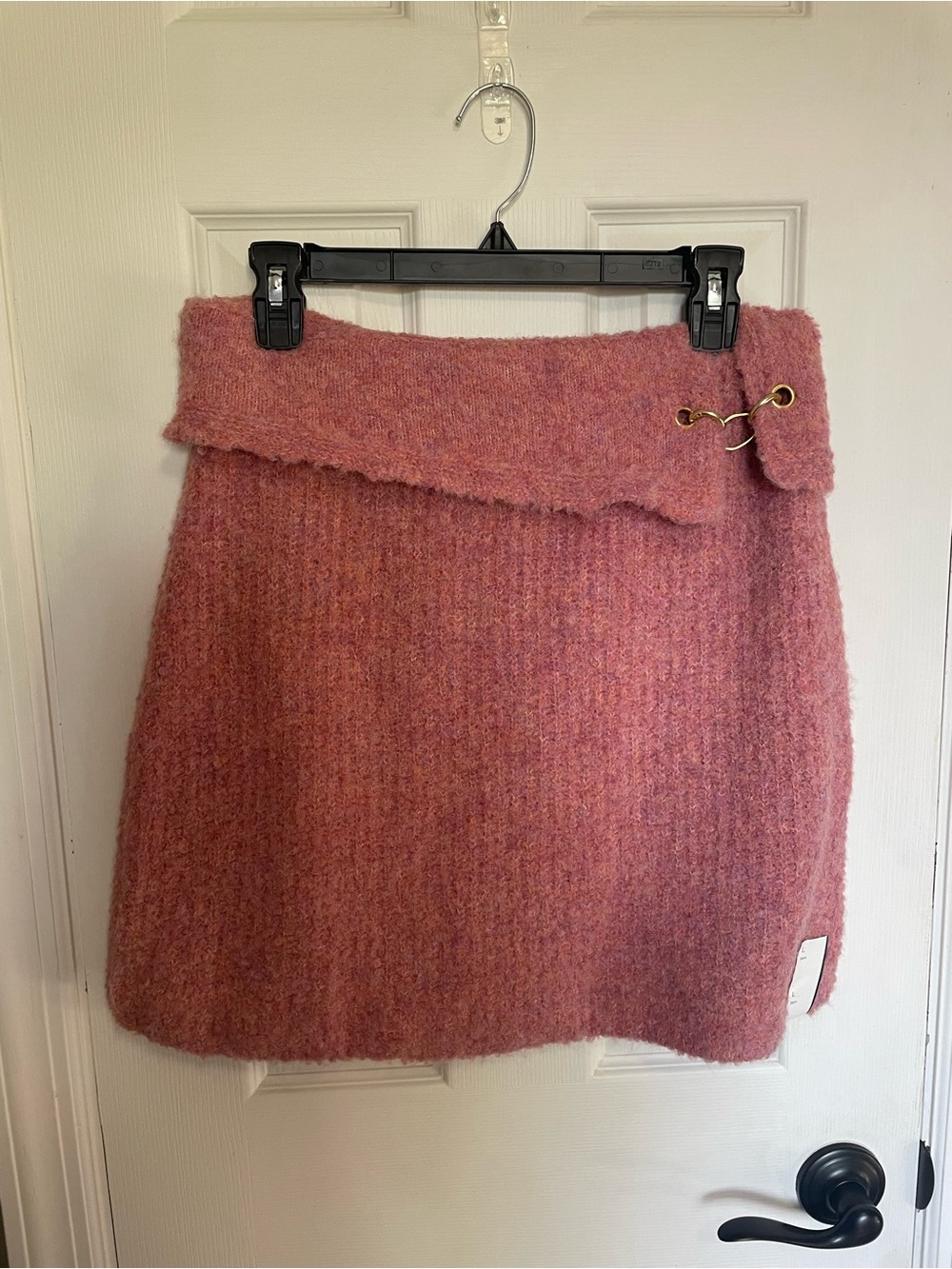 wild fable Pink Wool-Blend Mini Skirt with Wrap Detail — Possibly Junior size L